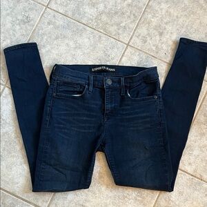 Express Women's Deep Indigo Skinny Jeans